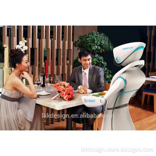 Comercial Service Robot Intelligent Robot for Businesses Catering Restaurant Service Waiter Robot Deliver